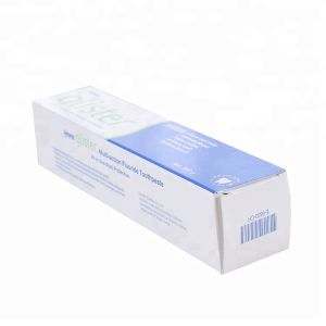 Matte Lamination Printing Toothpaste Packaging Box Custom Printed