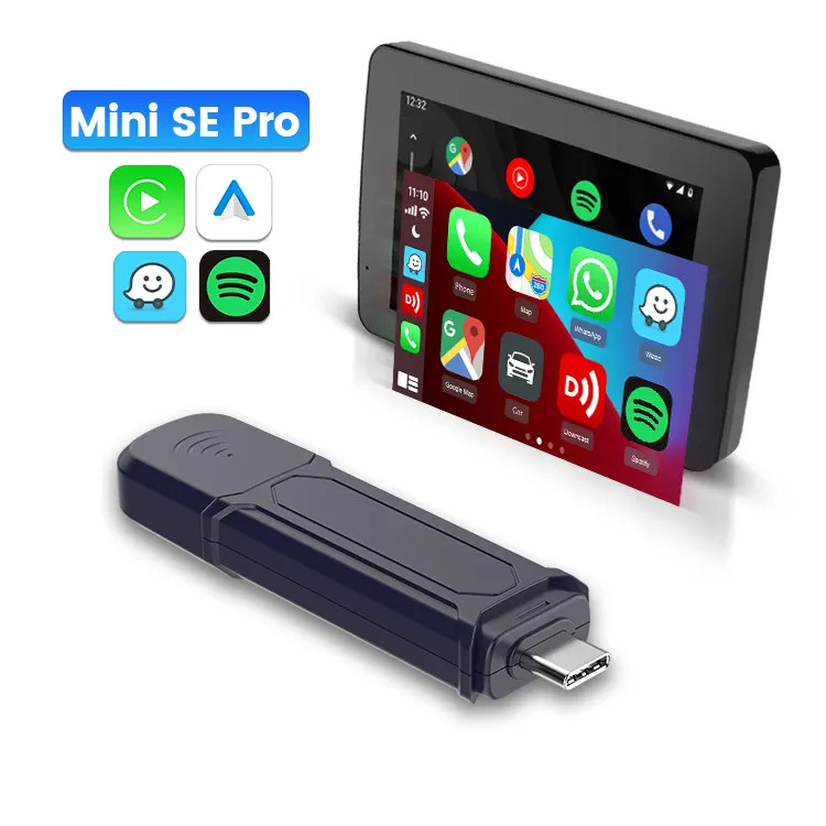 CPC200-Mini SE Pro Auto Connect Wireless Adaper CarPlay Android Auto Plug And Play Dongle For IPhone Apple