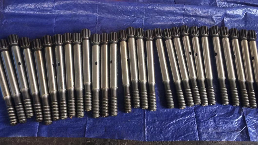 R32, T38, T45, T51, Gt60 Tapered Rock Drill Rod for Drifting Mining Extension Robit Drill Rod