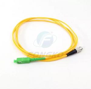  Sc / APC To FC G657A1 Fiber Patch Cord Optical Fiber Patch Cords 2 / 3mm 1 2 3 4 5m Manufactures