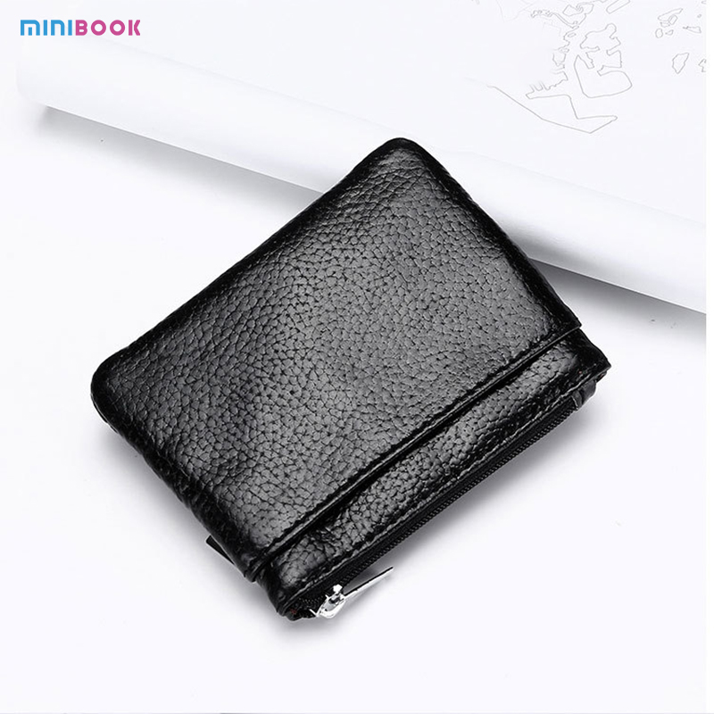 2023 Fashion Designer Bags Genuine Leather Coin Purse with Key Ring in Pure Colors