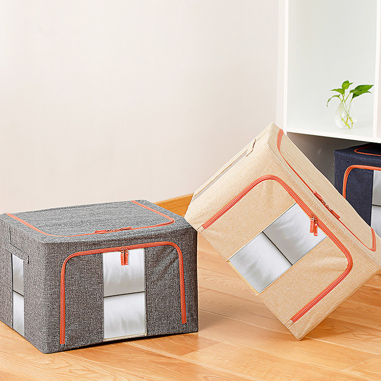 Multiscene Waterproof Fabric Storage Bins , Save Space 72L Storage Box