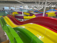 High Speed Water Slides of Fiberglass Material for Holiday Resort Giant Outdoor Water park