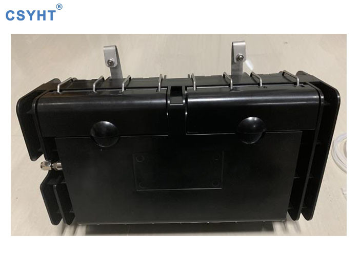 Horizontal Fiber Optic Closure ABS Material IP65 Waterproof 3 In 3 Out Cable Port