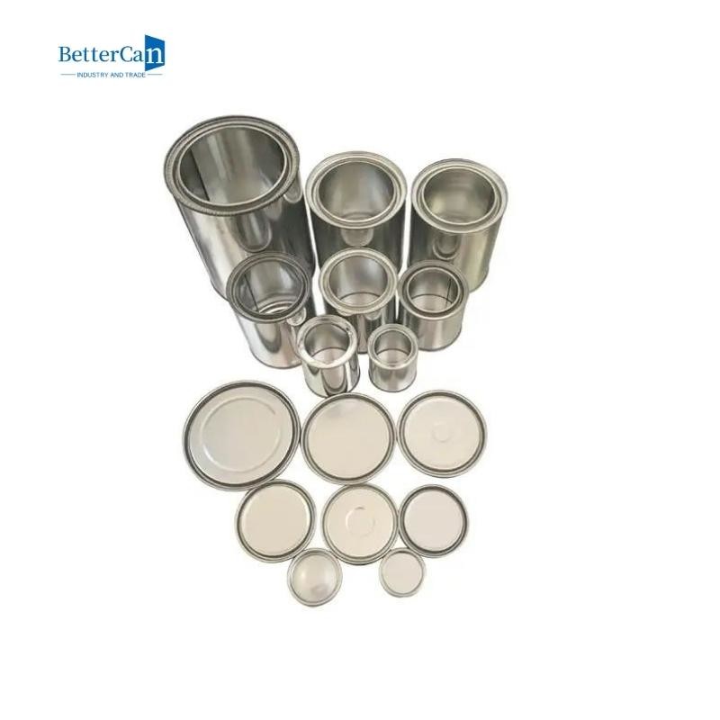 3.7L Car Paint Tin Packaging 1 Gallon Tin Can With Lever Lids