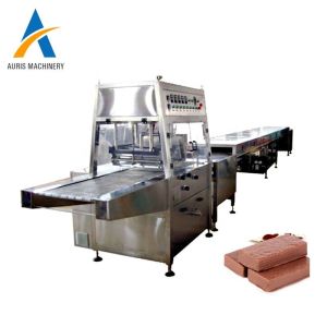 Multi Functional Cake Chocolate Enrober Machine Glazing Chocolate Dipping Machine