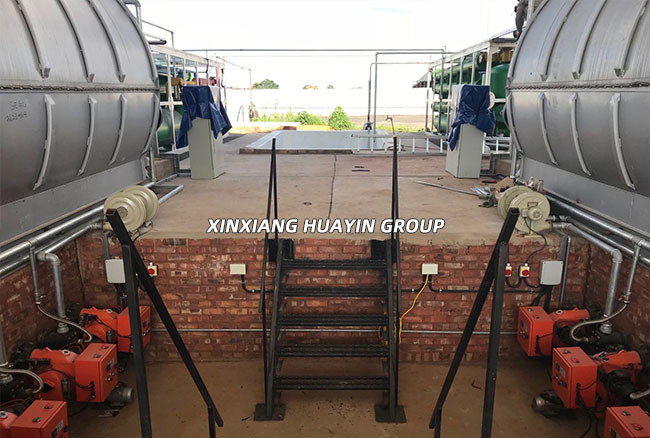 Huayin Pyrolysis Tyre Recycling Plant To Energy And Gas Batch Type