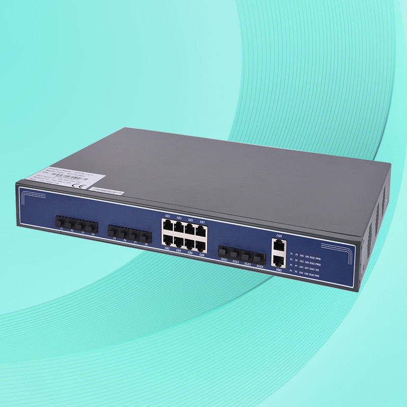 Fiber Network Optical Line Terminal OLT Gpon 8 Port Typical Power 50W