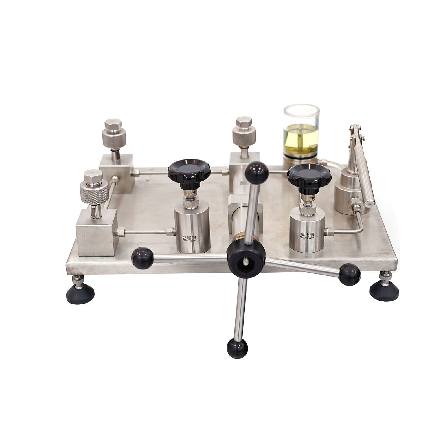 5~250MPa Oil Operated Hydraulic Pressure Dead Weight Tester Pressure Gauge Tester