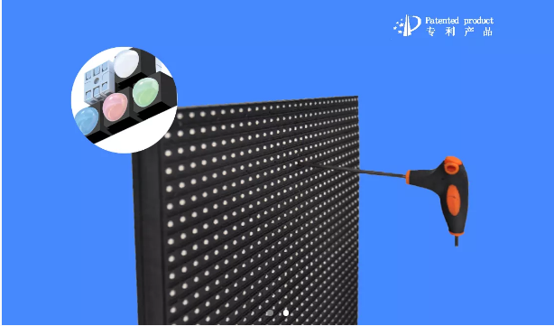 22478 Dot/m' Density P6.67 LED Module with Front Service and Open Double Maintenance