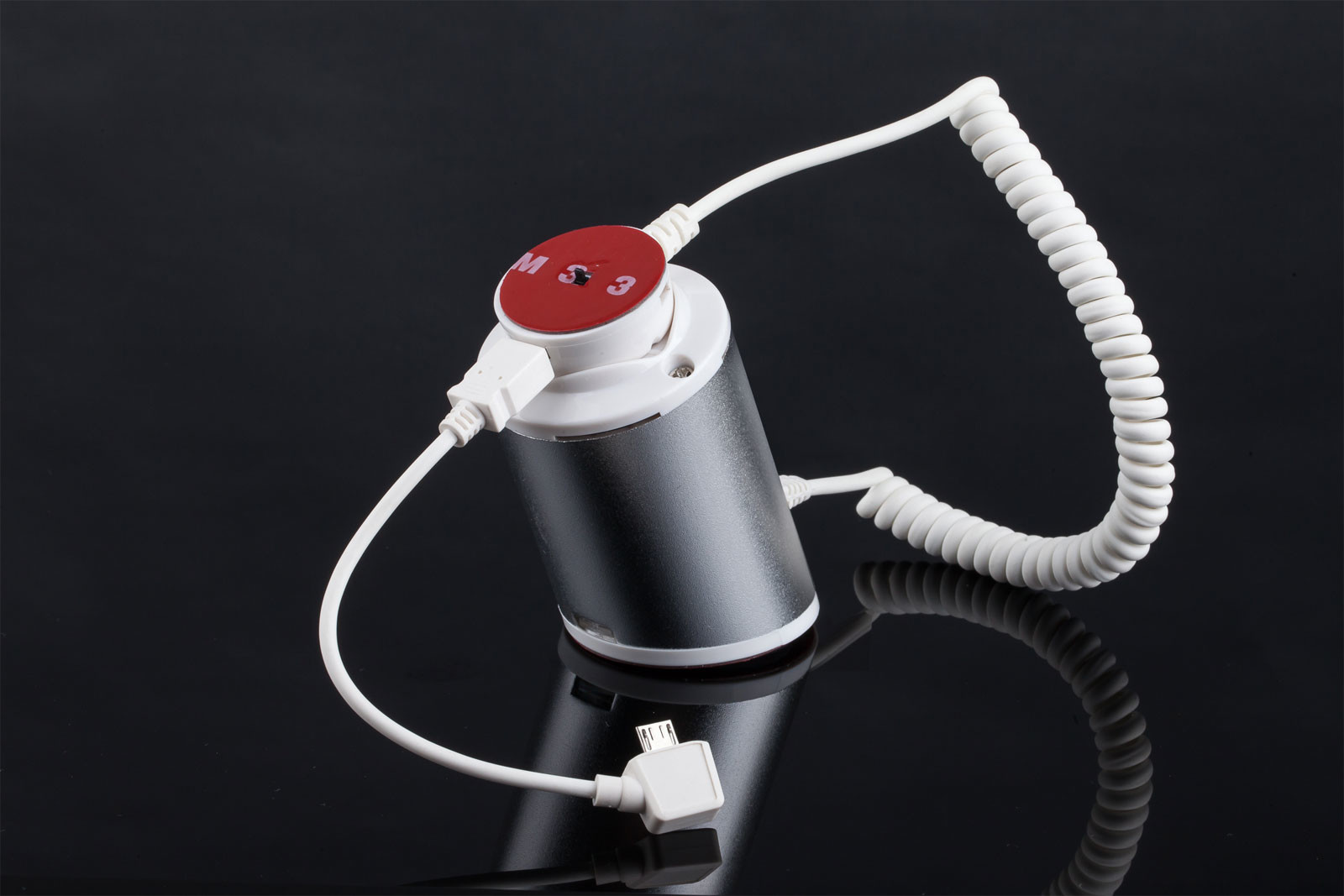 COMER anti-theft display security products for mobile phone accessories bugular alarm stands