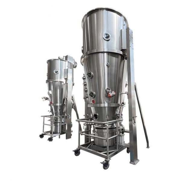 SUS304 SUS316 Fluid Bed Granulator Coater For Pharmaceutical Industry Milk