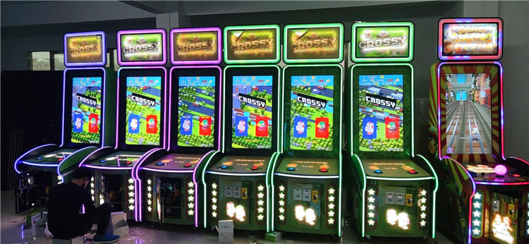 Ball Drop video lottery ticket game machine, multiple players lucky fish arcade games machines
