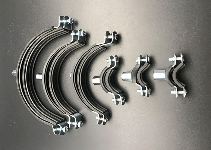 Electrical Zinc Rubber Line EPDM Pipe Clamps