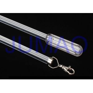 China 90 Cm Drapery Curtain Rods Transparent Heat Resistance Acrylic Material on sale