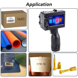 Lightweight Portable Handheld Inkjet Barcode Printer , Handheld Mobile Inkjet