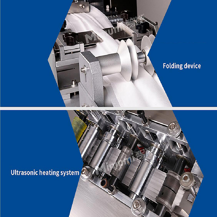 3.5kw Mask Making Equipment Mask Piece Making Machine 110-160 Pcs / Min