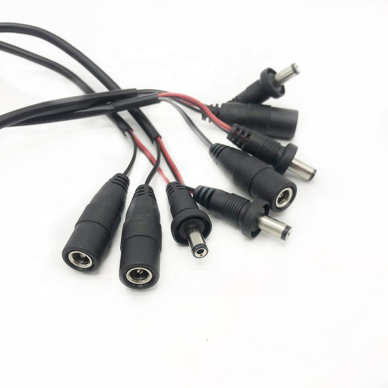 ODM OEM Power Cord Cable 5521 5525 Male-Female DC Plug Waterproof Plug Wiring Assembly