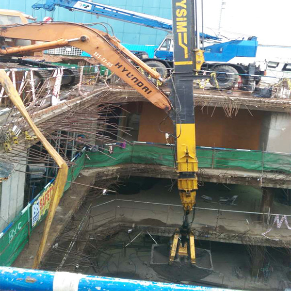 Telescopic Arm Excavator Dipper Stick Foundation Drilling Tools with 19500mm Max Digging Depth KM180