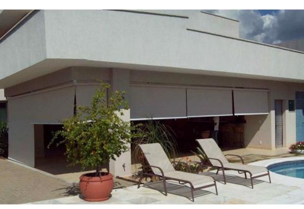 Vertical Window Retractable Awning Remote Courtyard Rolling Curtains