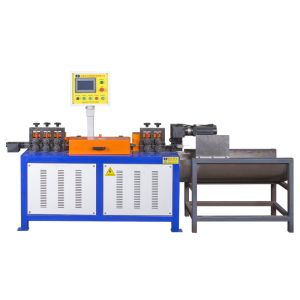 2022 Wire Mesh Double Servo Steel Bar Straightener with Medium Speed Servo