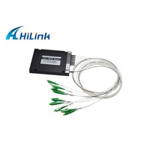 C Band 100G DWDM Mux Demux Module , 8 Channel Mux With Plastic Box