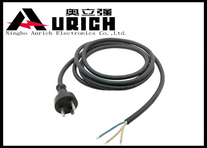 PVC Insulation Denmark Power Cord 16A 250V , Danish Appliance Extension Cord