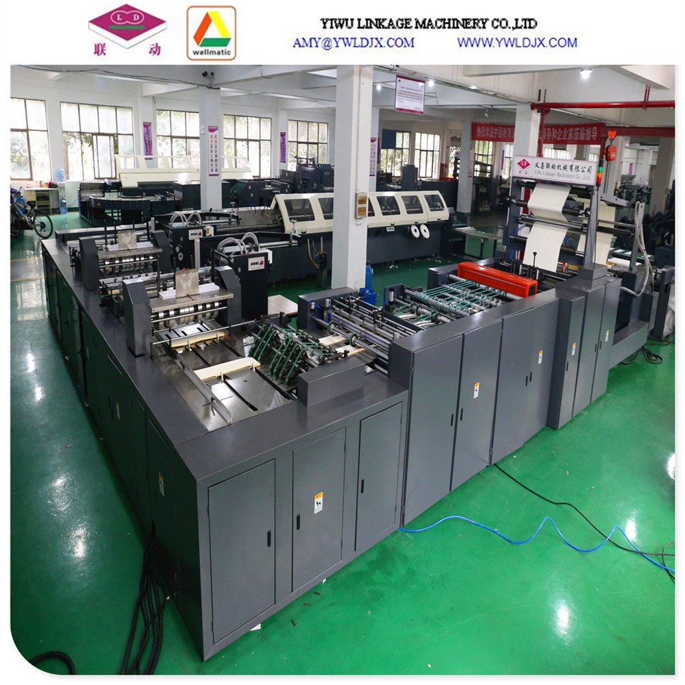 Advanced Soft Cover Exercise Book Machine for Full Line Ruling Folding Cutting Binding All in One