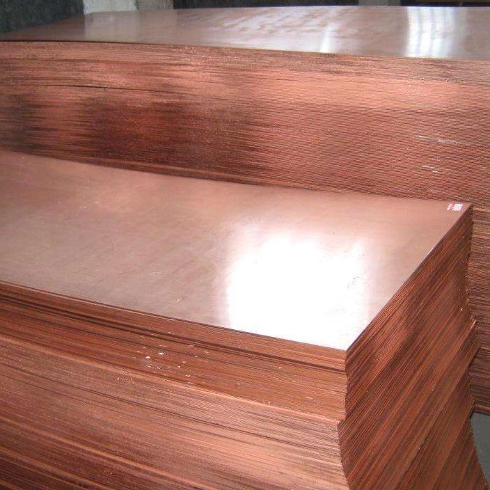 Red Copper C11000 / T2 / C1100 Pure Copper 99.90% Plate Thickness Within 200mm