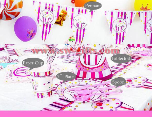 Frozen kids girls disposable paper cups + plates party pack birthday Party
