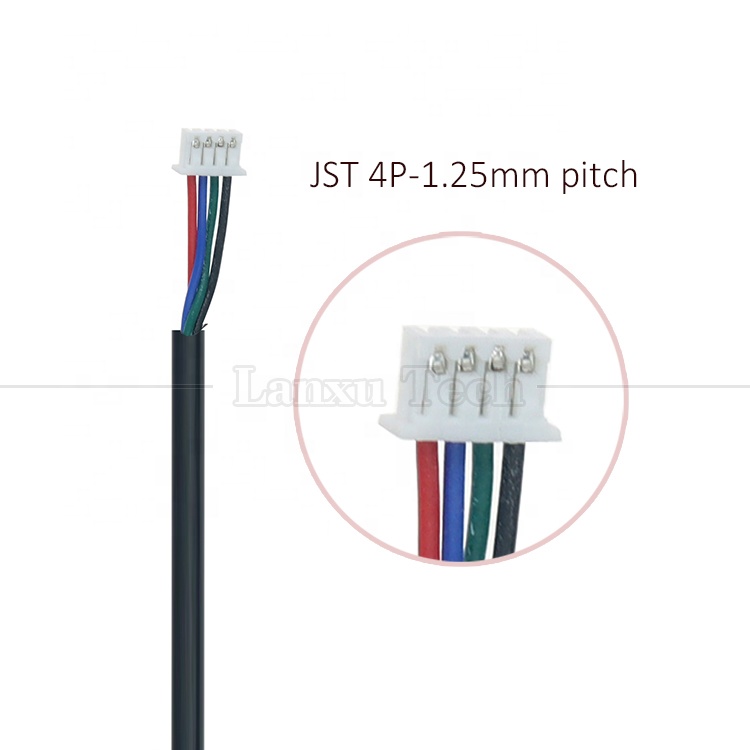 OEM Customized Micro USB to JST 4 Pin 1.25mm Pitch Cable