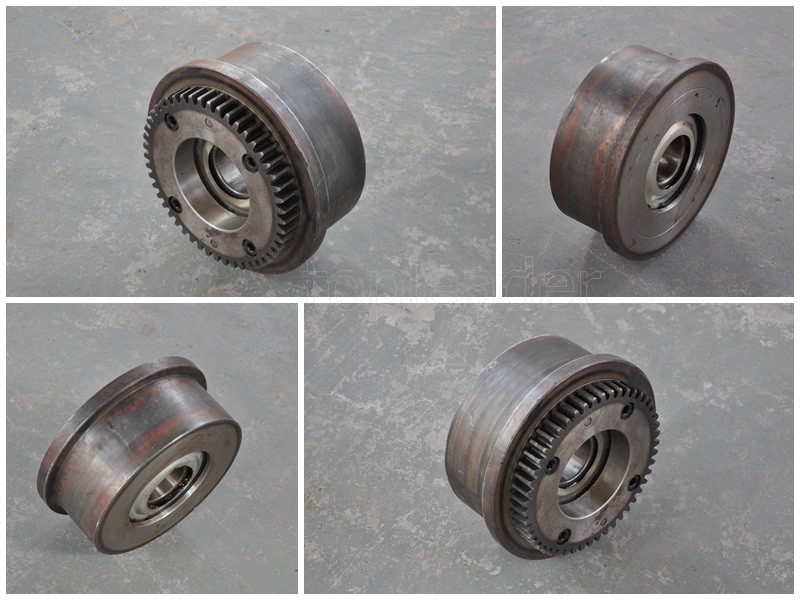 10t 600mm gauge tramcar stainless hardness steel cast steel wheel