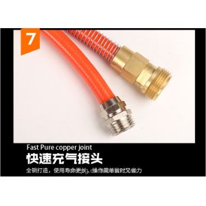 AA4C Automatic Retractable Flexible Hose Reel PU Mesh Air Hose Reel Electric