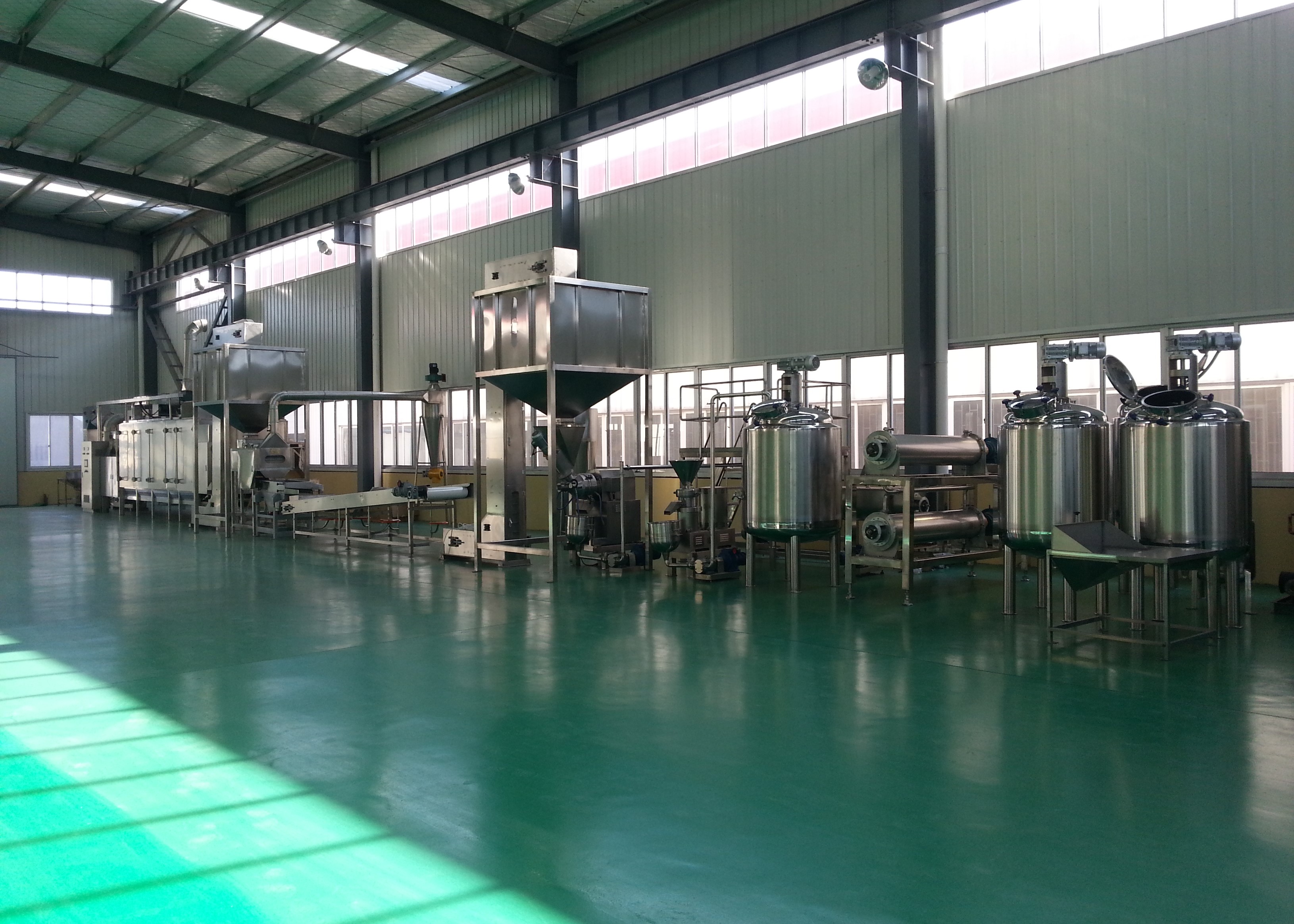 110 kw Peanut Butter Production Line Peanut Paste Making Machine Processing