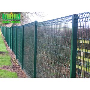 Decorative H2030mm Powder Coated BRC Mesh Fence