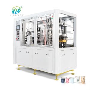 China Ultrasonic 250ml Paper Cup Making Machine With Intelligent PCL Control on sale