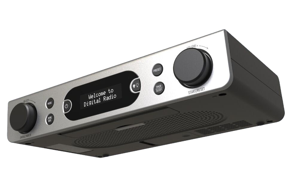 Indoor/Outdoor Dual Alarm Bluetooth Radio with DAB FM Radio and Traditional Design