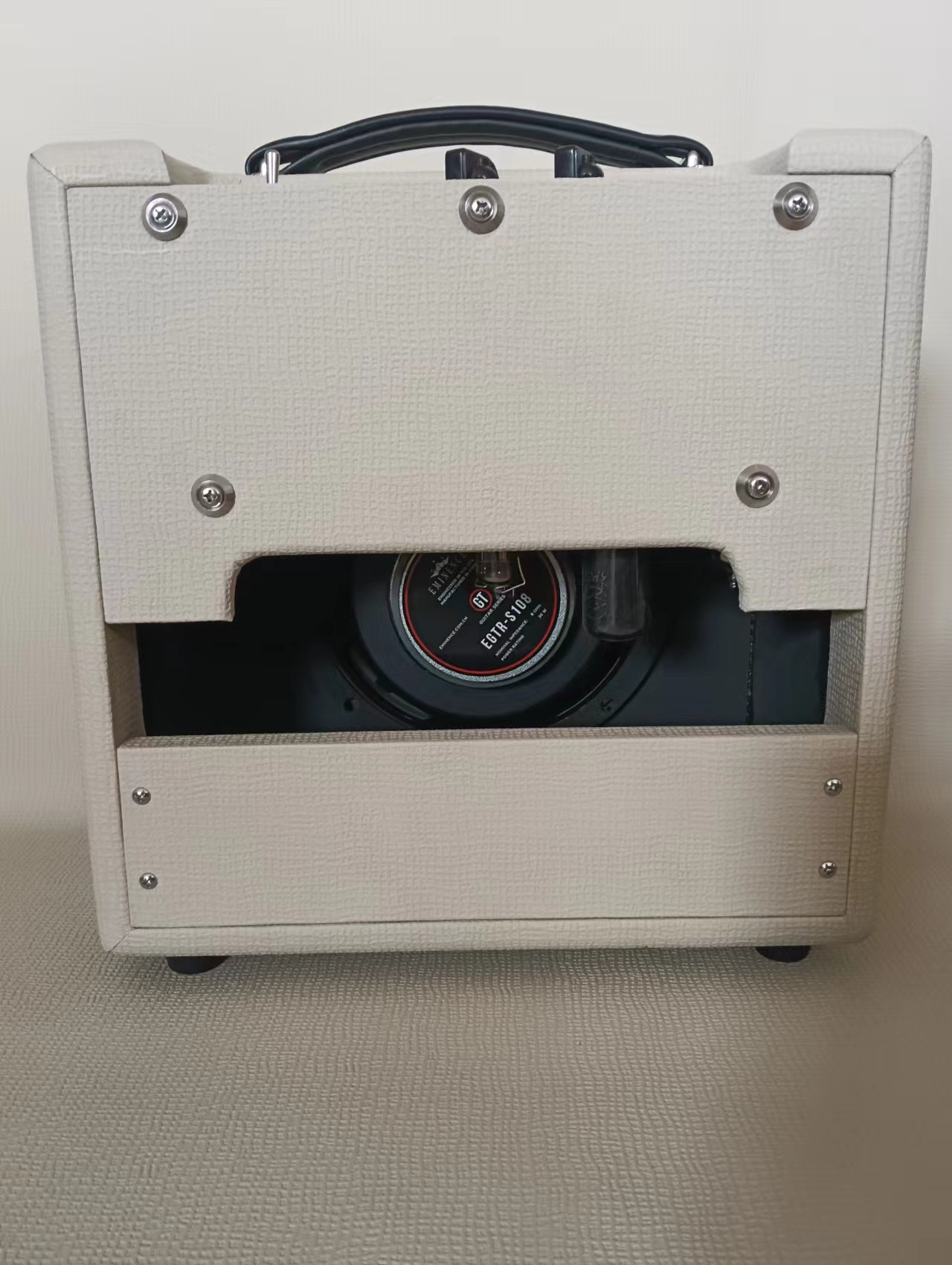 Fender Copy Vintage 1958 Princeton 5F2-A 1×8″ /10" Guitar Amplifier Tube Combo White Cover, Accept Guitar Amp OEM