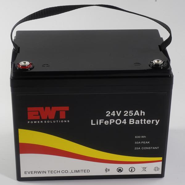 IFR32650 24V 25Ah LiFePO4 Battery Pack For Electric Vehicles And Safety
