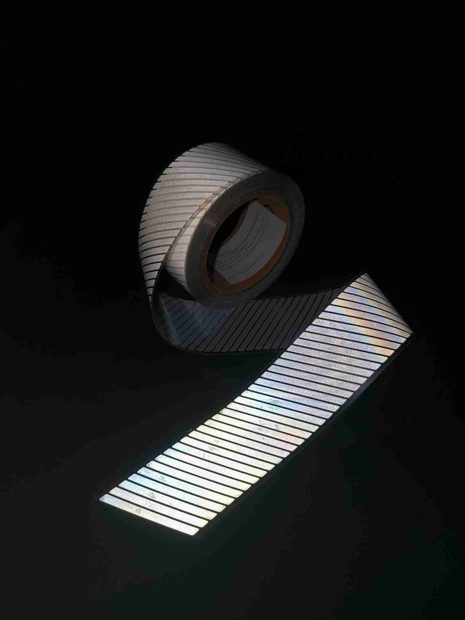 Reflective Heat Transfer Vinyl Film Tape For Safety Clothing Silver Flame Retardant Film