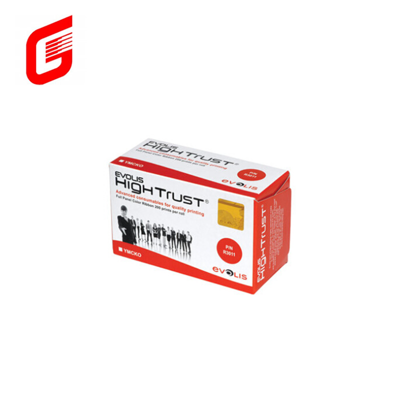 Original Evolis Pebble 4 Printer Ribbon R3011 YMCKO 200 Prints for Consistent Results