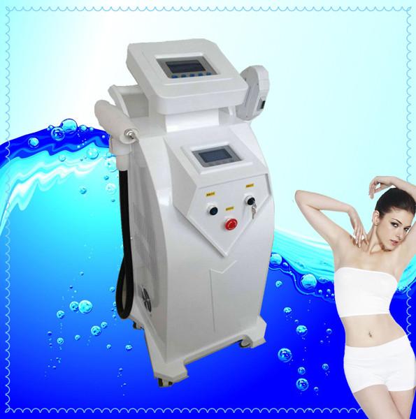 Double Screens Permanent E - Light IPL RF Machine For Face / Leg / Body Hair