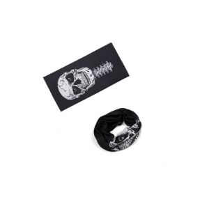 Original Headwear Custom Polyester Skull Design 25*50CM For Running