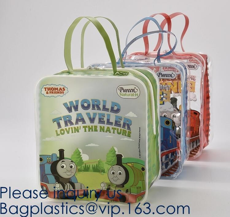 Children Toy pack, backpack, handle bag,Small Zipper EVA Makeup Bag Wholesale,Custom Logo Zip Lock Transparent PVC EVA C
