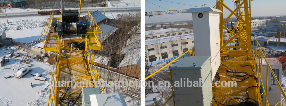 Tower crane hoist motor break assembly