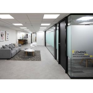  Provides Private And Quiet Meeting Space Glass Partition Wall With Hardware Manufactures