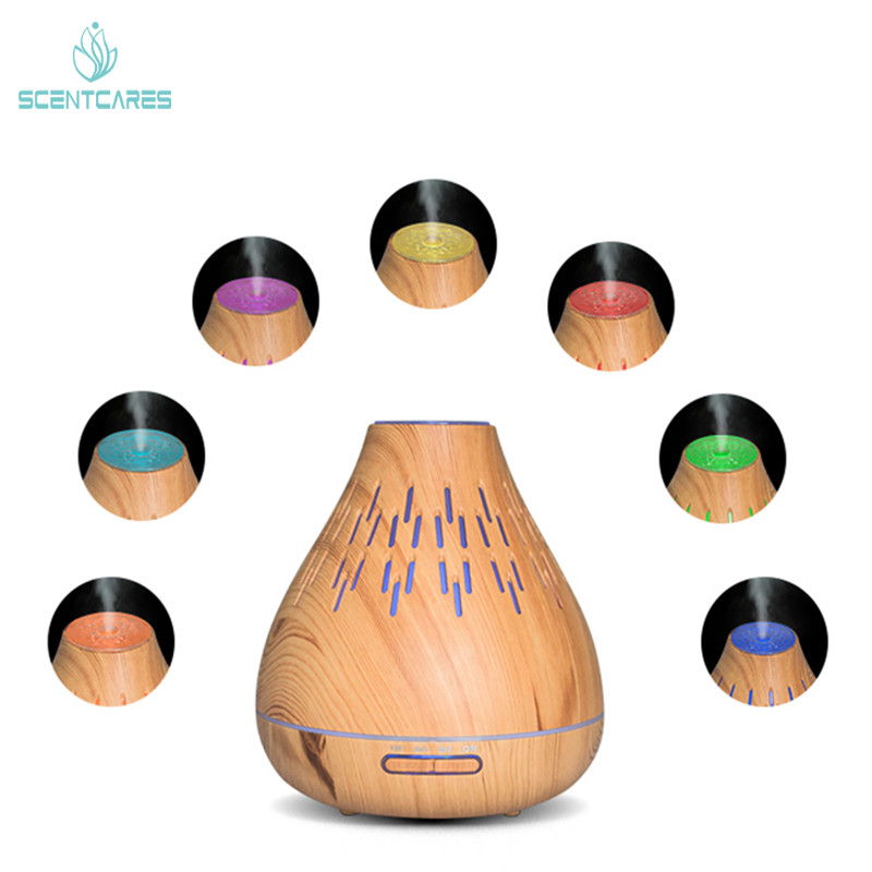 300ml ultrasonic aroma diffuser Wood Grain Aromatherapy Diffuser