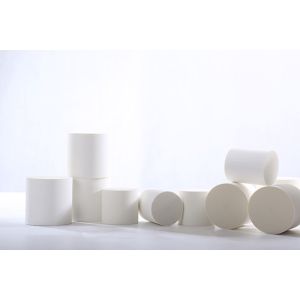 Catalyst Support Cordierite Honeycomb Ceramic White For TWC