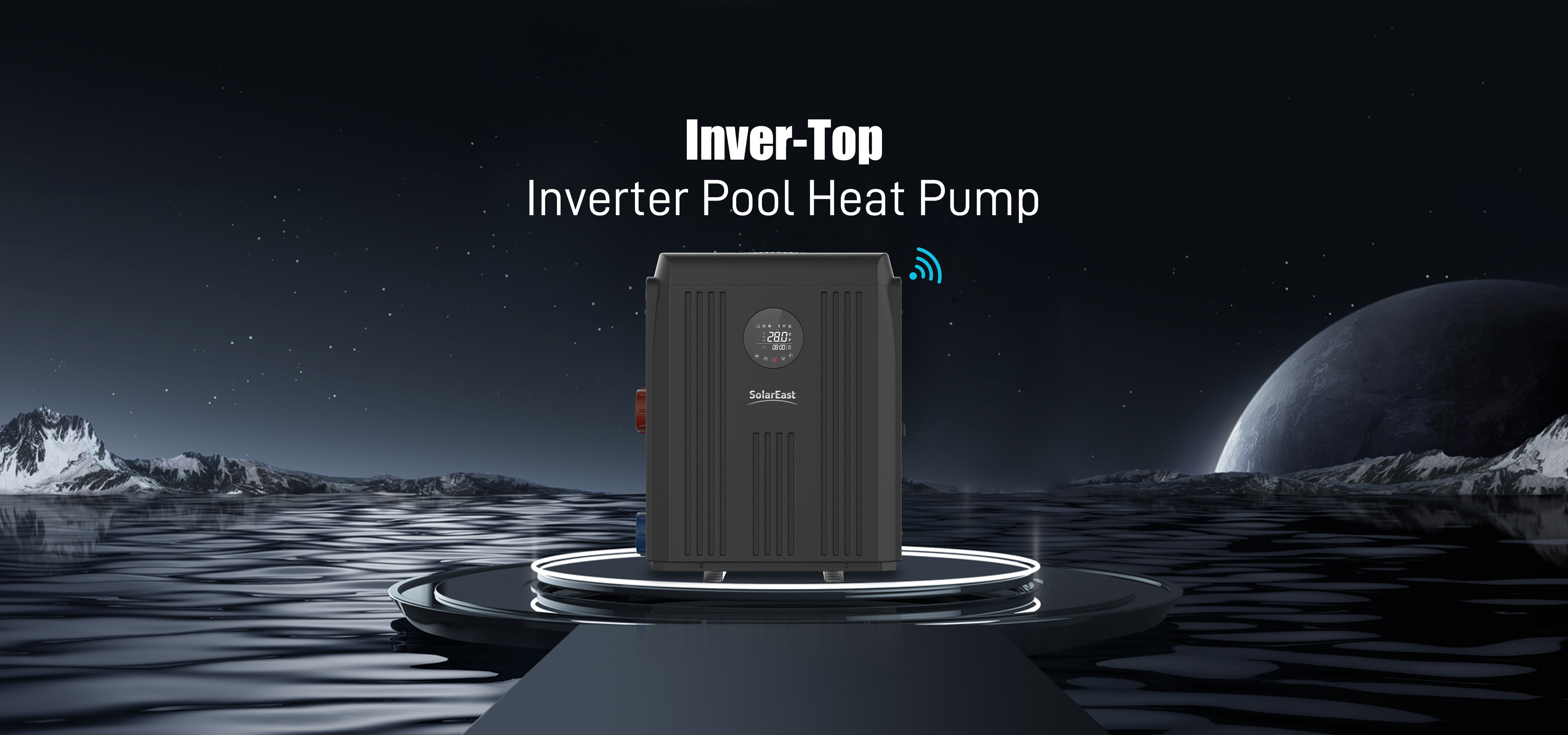 Energy Saving R32 Swimming Pool Heat Pump Inverter 7KW To 35KW Models