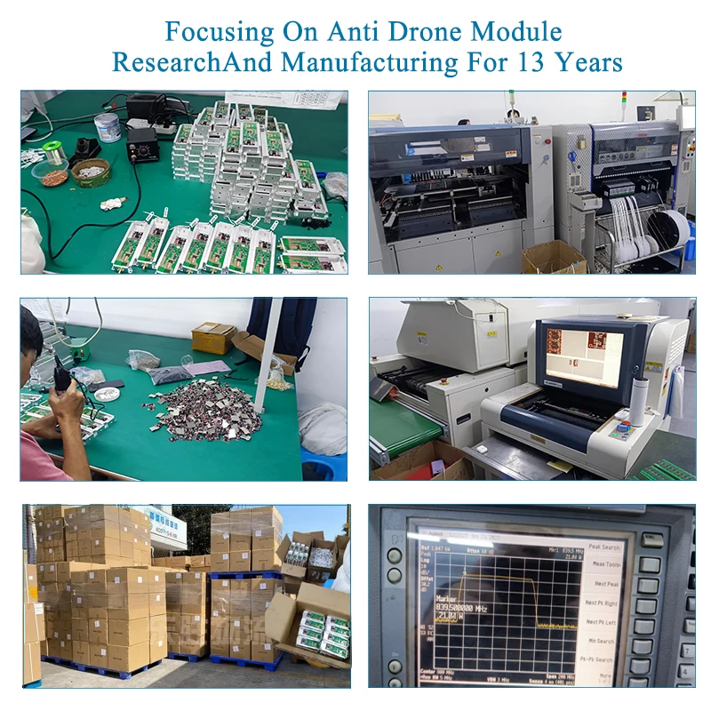 10W 20W 30W 50W 100W 433MHZ 900MHZ 1.2G 1.5G 2.4G 5.8G wifi ap drone counter jamming module